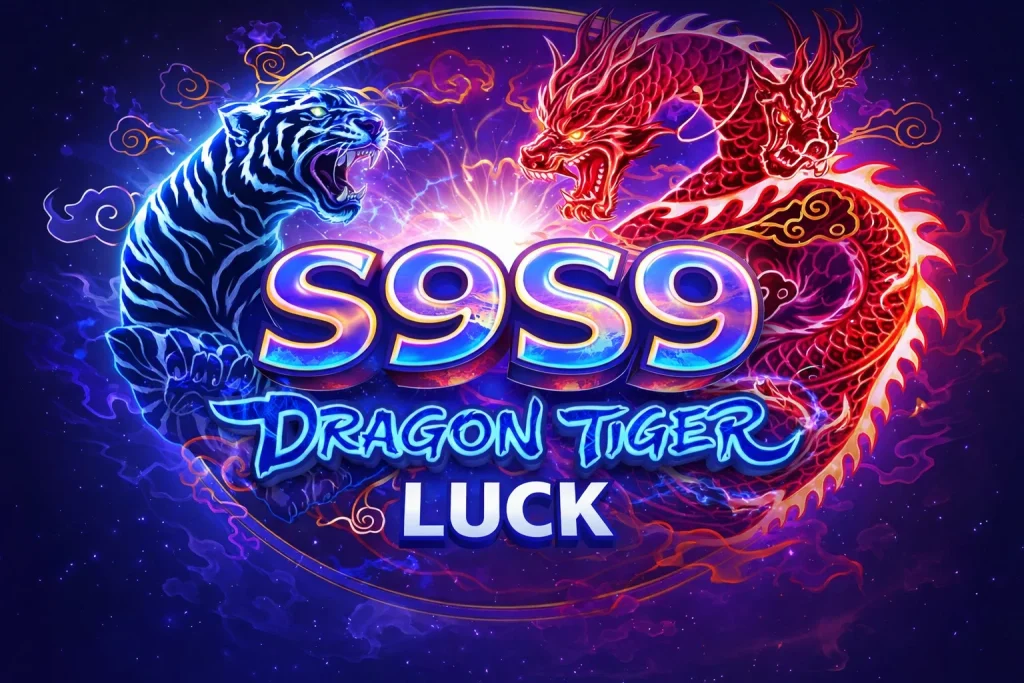 Tampilan DRAGON TIGER LUCK di S9S9 dengan nuansa timur dan pilihan permainan yang sederhana dan jelas